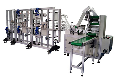 Fold mask production machine